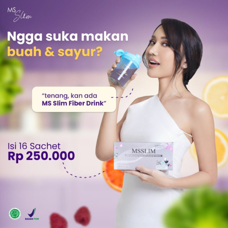 Jual MS SLIM BLACK DRINK MS GLOW ORIGINAL (Free gift) | Shopee Indonesia