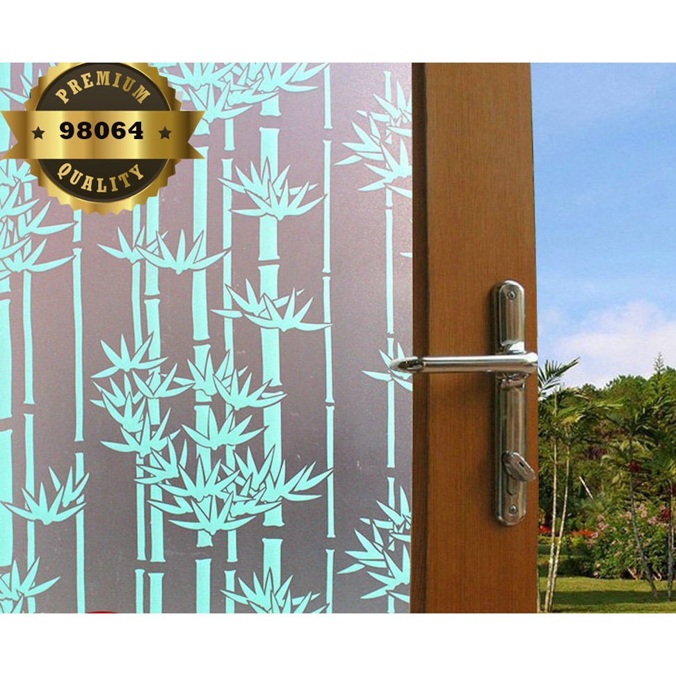 Jual STICKER KACA MOTIF BAMBU (45cm x 2m) | Shopee Indonesia