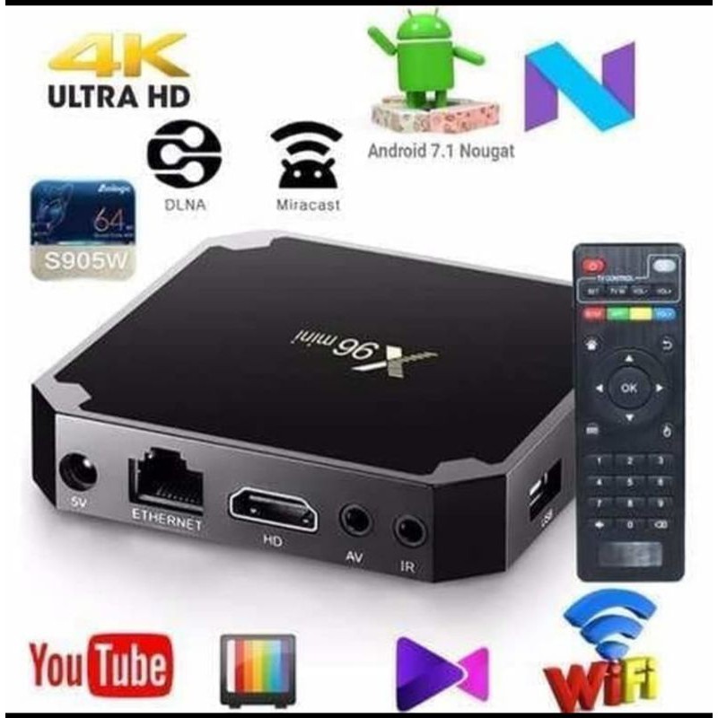 Jual TV BOX/ANDROID TV BOX 4K 16gb/FULL INSTALASI SIAP PAKAI | Shopee ...