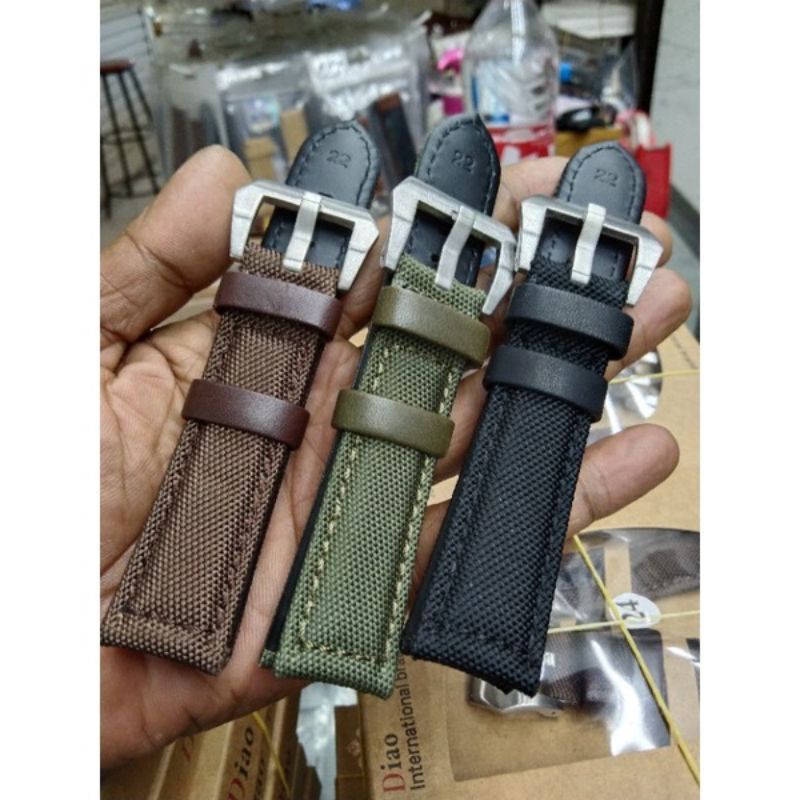 Jual Strap Tali Jam Tangan Universal Kanvas Kulit Super Tali Jam Tangan