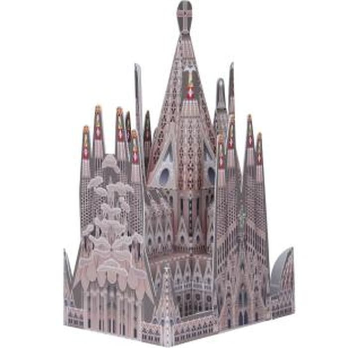 Jual DIY Miniatur Papercraft Gereja Katolik Roma Sagrada Familia Versi ...