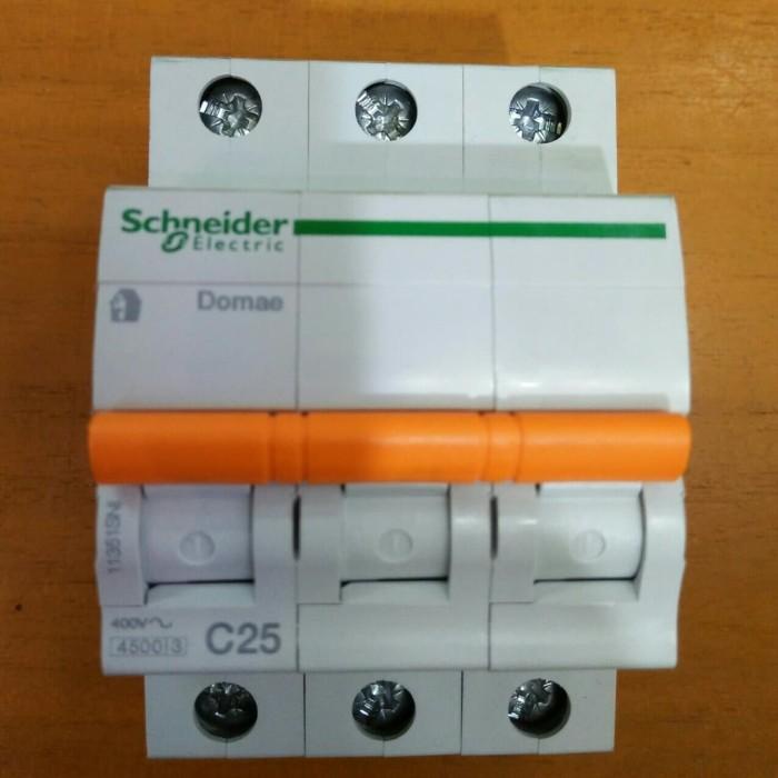 Jual Saklar Mcb 3 Phase 25 A Domae Schneider | Shopee Indonesia