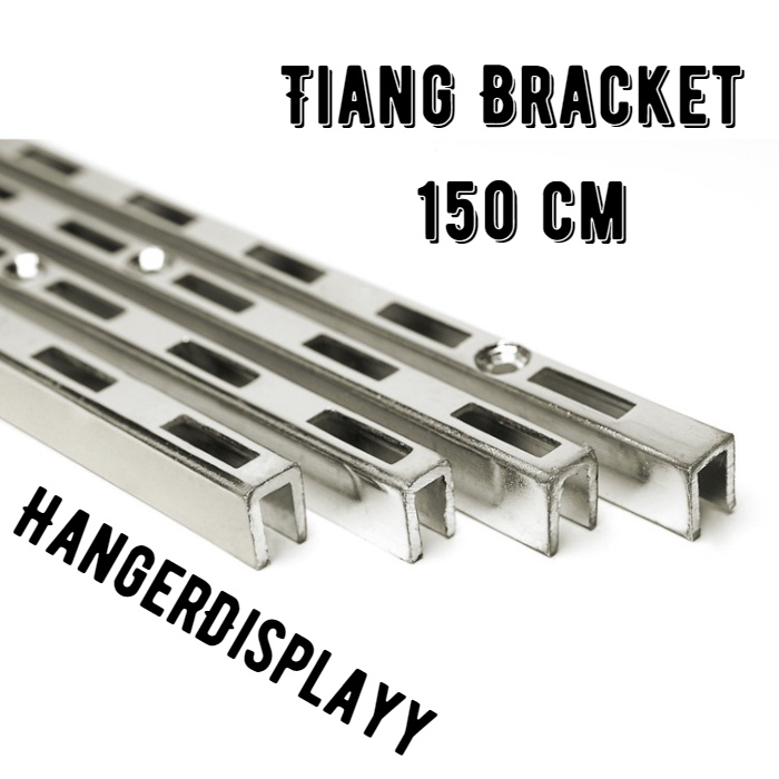 Jual Tiang Bracket Stainless Cm Tiang Rel Bracket Meter Gantungan Baju Display