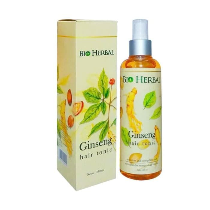Jual Review Bio Herbal Hair Tonic Ginseng Rambut / Harga, Manfaat, Cara