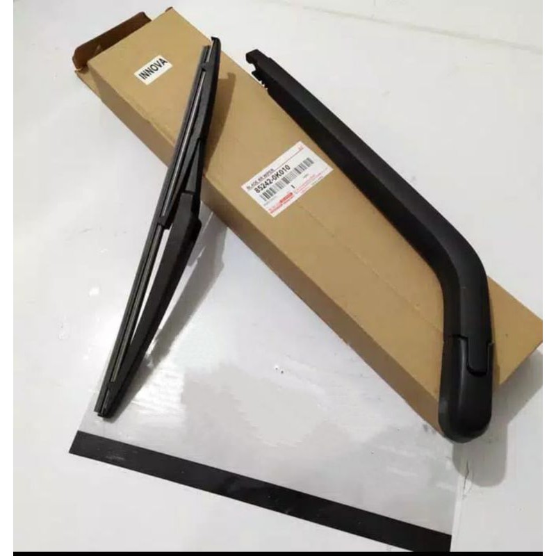 Jual Wiper blade belakang Toyota kijang INNOVA plus gagang 1 set ...