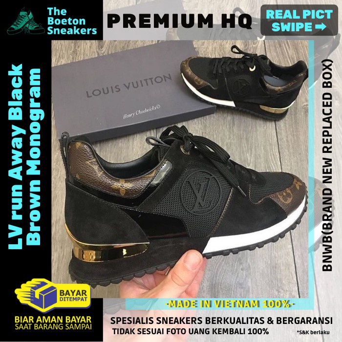 Jual Sepatu Louis Vuitton Slip on Premium Import - Sepatu Sneakers