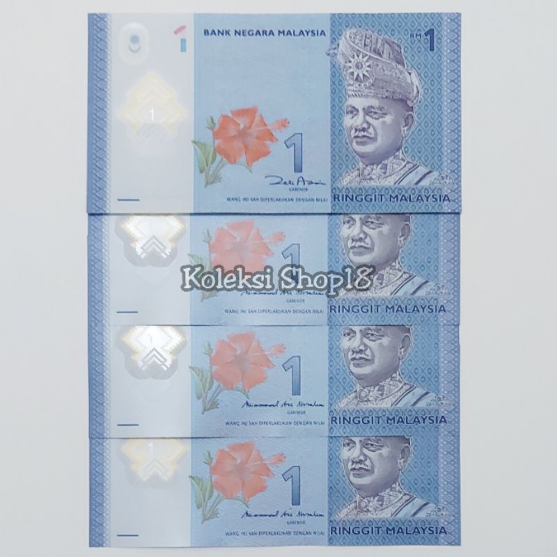 Jual Koleksi Ringgit Malaysia Pecahan 1 One Ringgit Bahan Polymer ...