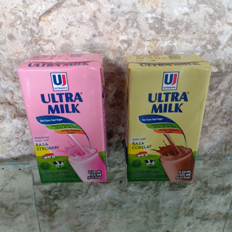 Jual Susu Ultra Milk 125 Ml Coklat Dan Strawberry Shopee Indonesia