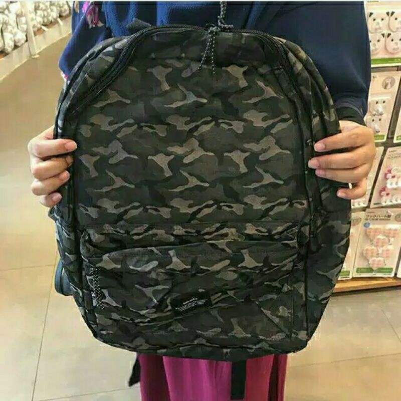 Miniso camouflage backpack sales