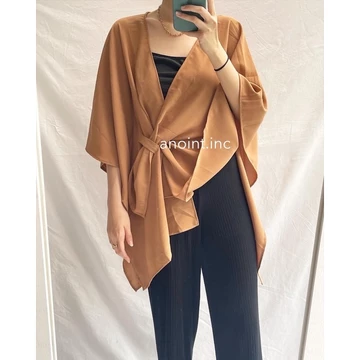 Lite Wrap Blouse Premium Soft Crepe Oversized