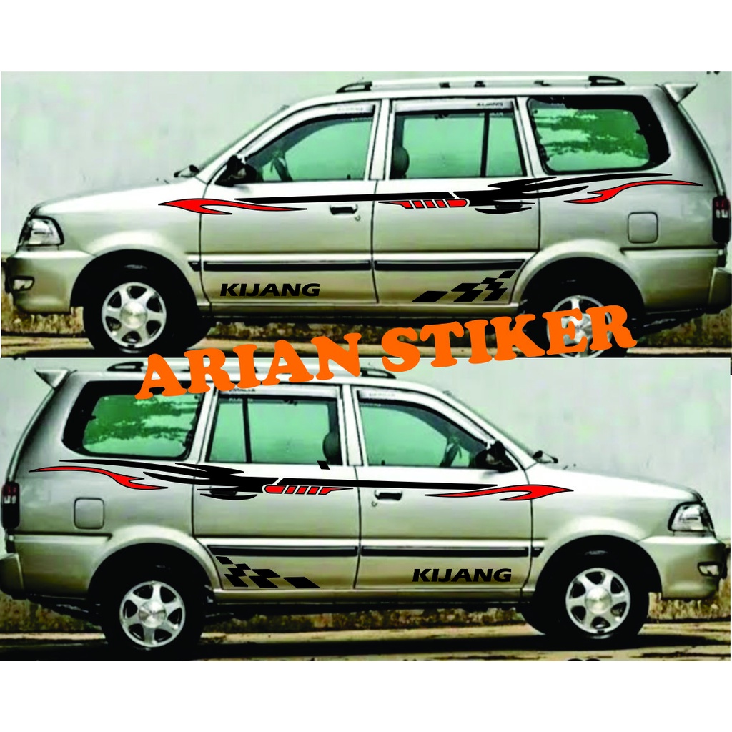 Jual Stiker Mobil Kijang Stiker Tribal Kijang Stiker Cutting Mobil