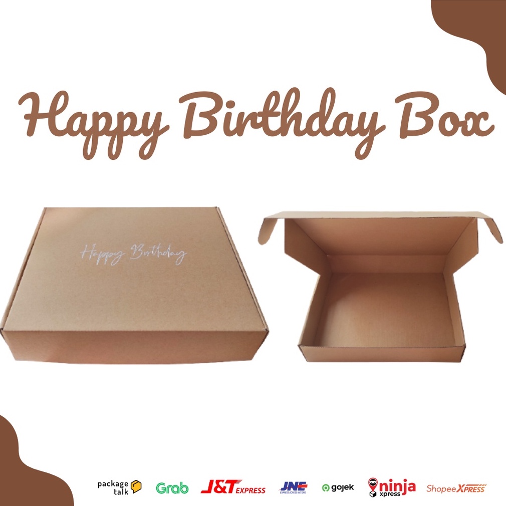Jual packagetalk kotak ulang tahun/kotak kado/box kado/gift box/happy
