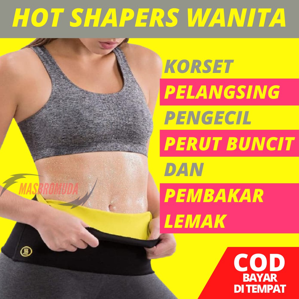 Jual KORSET PELANGSING PERUT WANITA PENGECIL PERUT BUNCIT PEMBAKAR