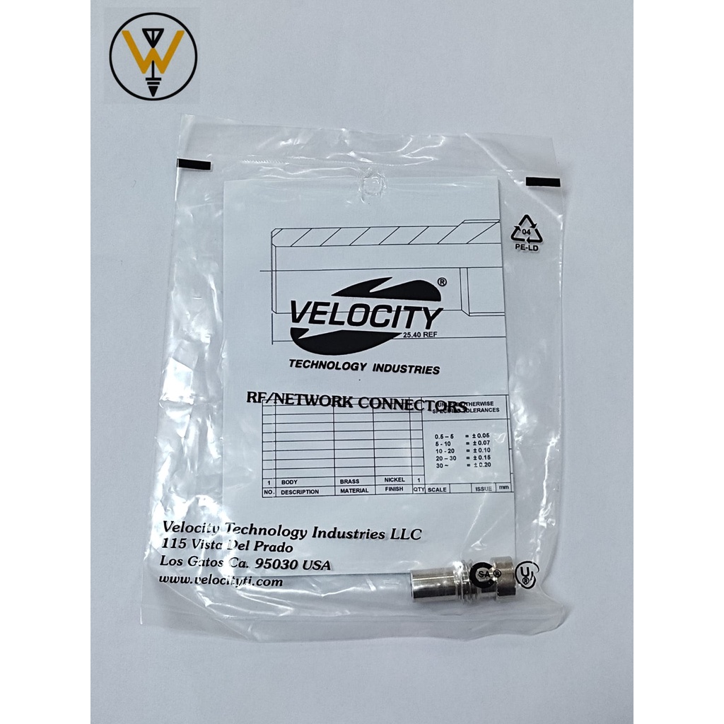 Jual VELOCITY CONECTOR / KONEKTOR VIT RG58/U REDUCER USED | Shopee ...