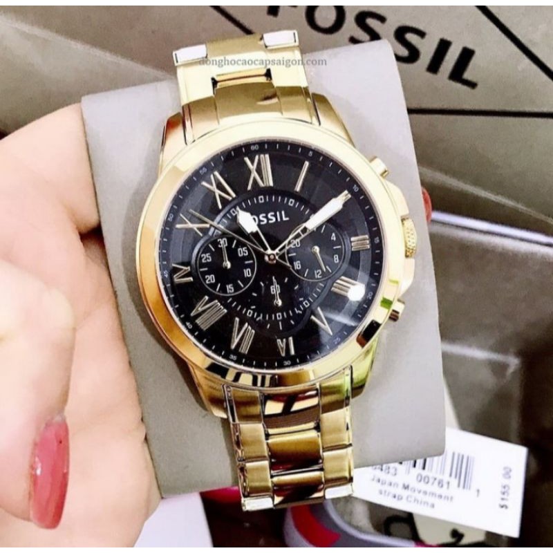 Jual Jam Tangan Fossil FS 4815 FS4815 Stainless Original 45mm Shopee Indonesia