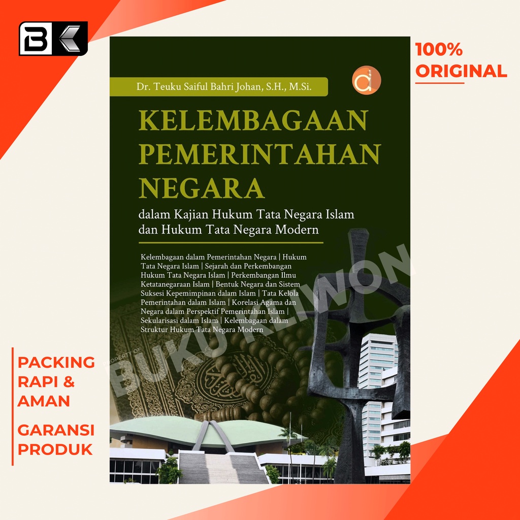 Jual Buku Kelembagaan Pemerintahan Negara Dalam Kajian Hukum Tata