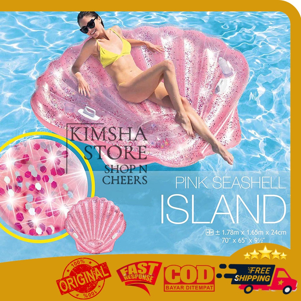 Intex pink discount seashell island