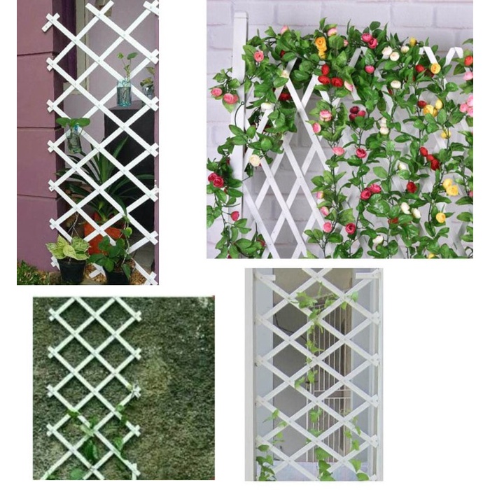 Jual Kris Garden Plastic Pagar Teralis Plastik Taman Pagar Tanaman Rambat Shopee Indonesia 6449