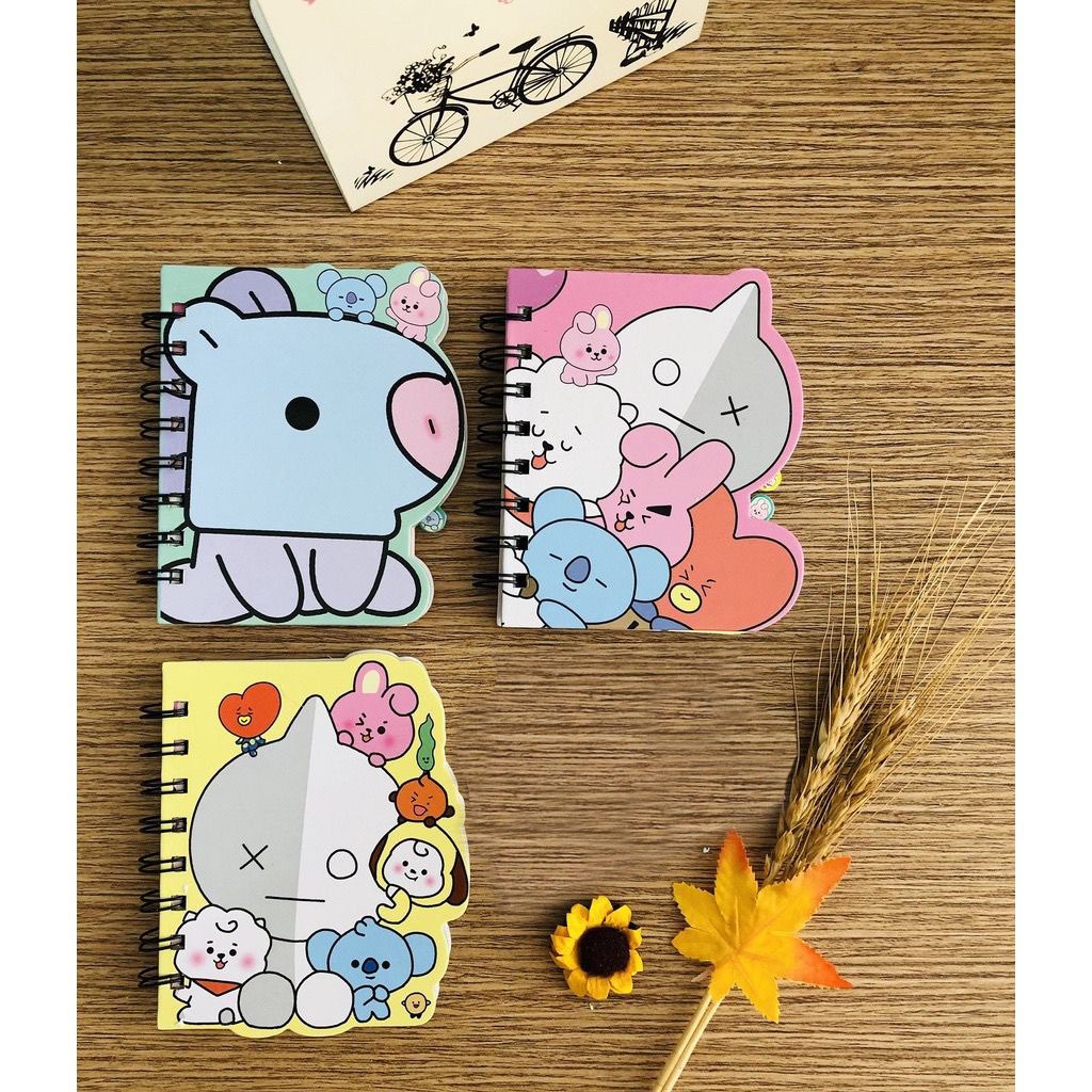 Jual MEMO AGENDA SPIRAL BTS BT21 kpop bangtan boys | Shopee Indonesia