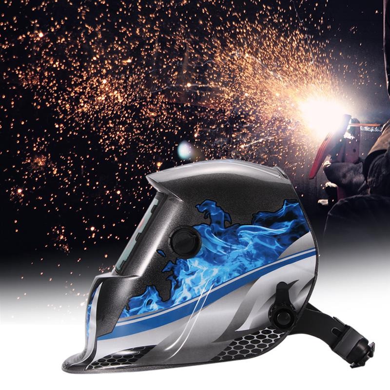 Jual Helm Las Otomatis Auto Darkening Welding Helmet - 107T4 - Black ...