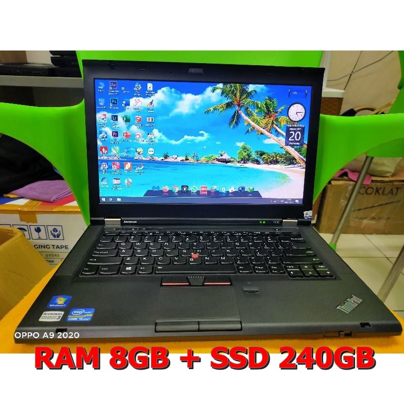 Laptop Lenovo ThinkPad T430 i5 Gen Ram 4Gb HDD 500Gb DVD Camera Wifi
