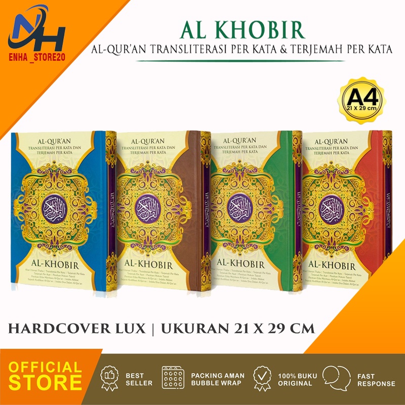 Jual Al Quran Al Khobir Ukuran A4 Besar Dengan Terjemah Transliterasi ...