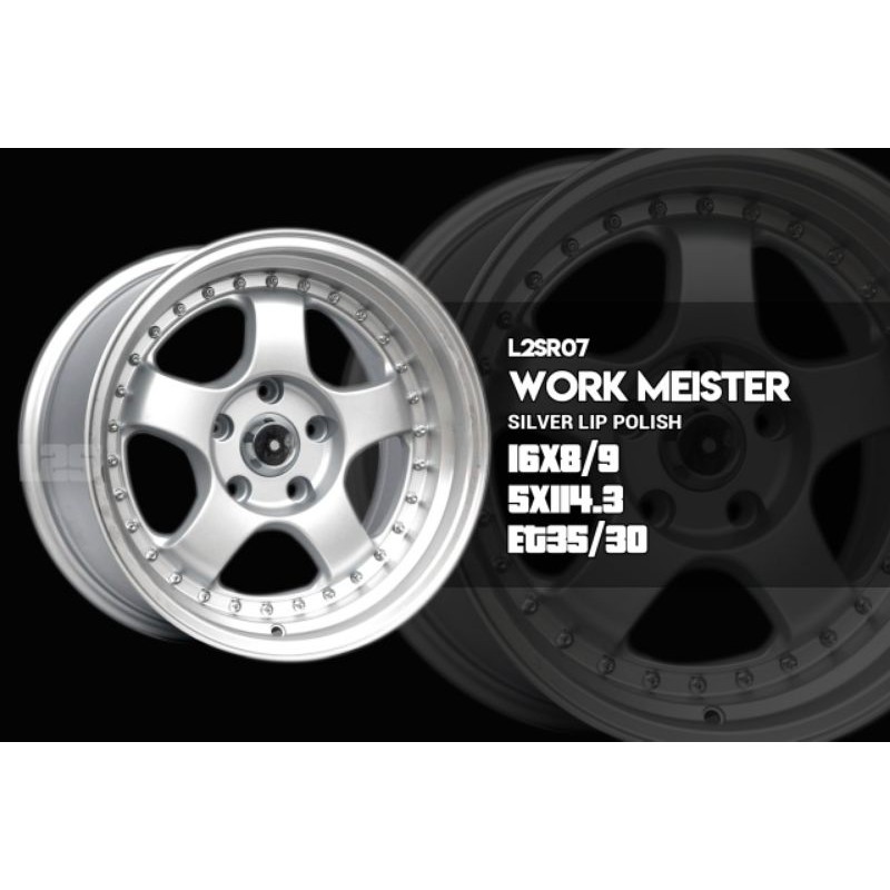 Jual velg work meister r16 hole 5 plus ongkir pulau jawa | Shopee Indonesia