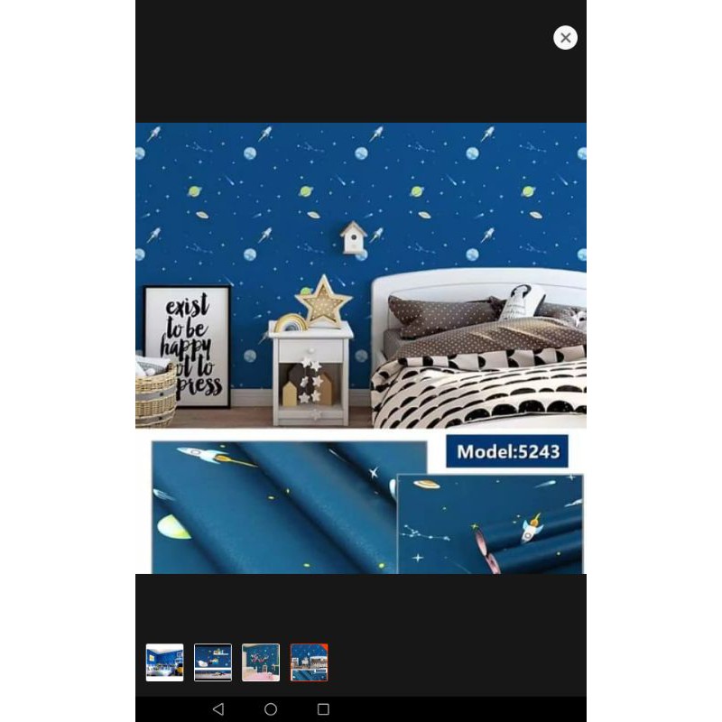 Jual stiker wallpaper dinding 0,45x10m berat 1000gram Shopee Indonesia