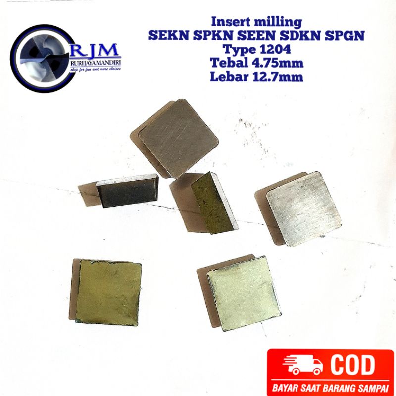 Jual IS1746 Insert milling SPKN SEEN SEKN SDKN SPGN 1204 kuning pahat ...