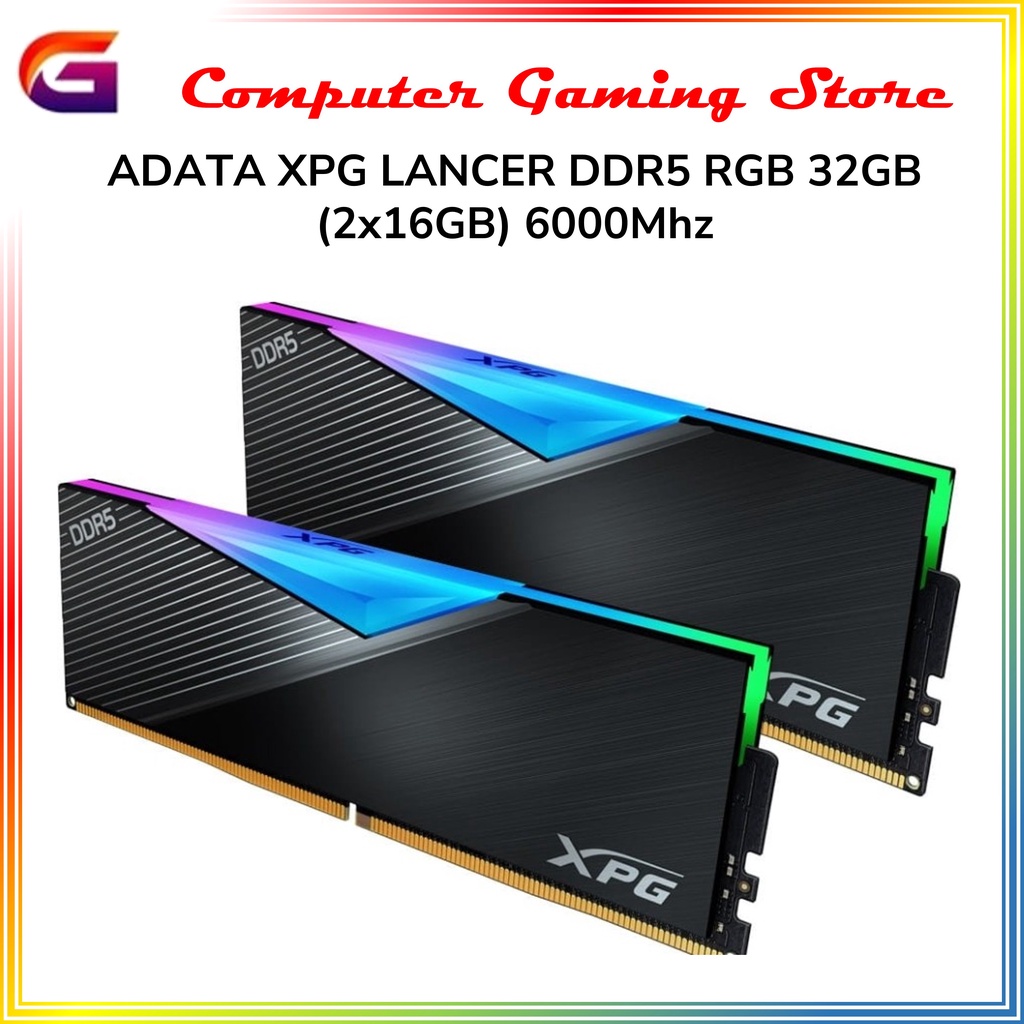 Jual ADATA XPG LANCER DDR5 RGB 32GB (2x16GB) 6000Mhz - Memory RAM PC ...