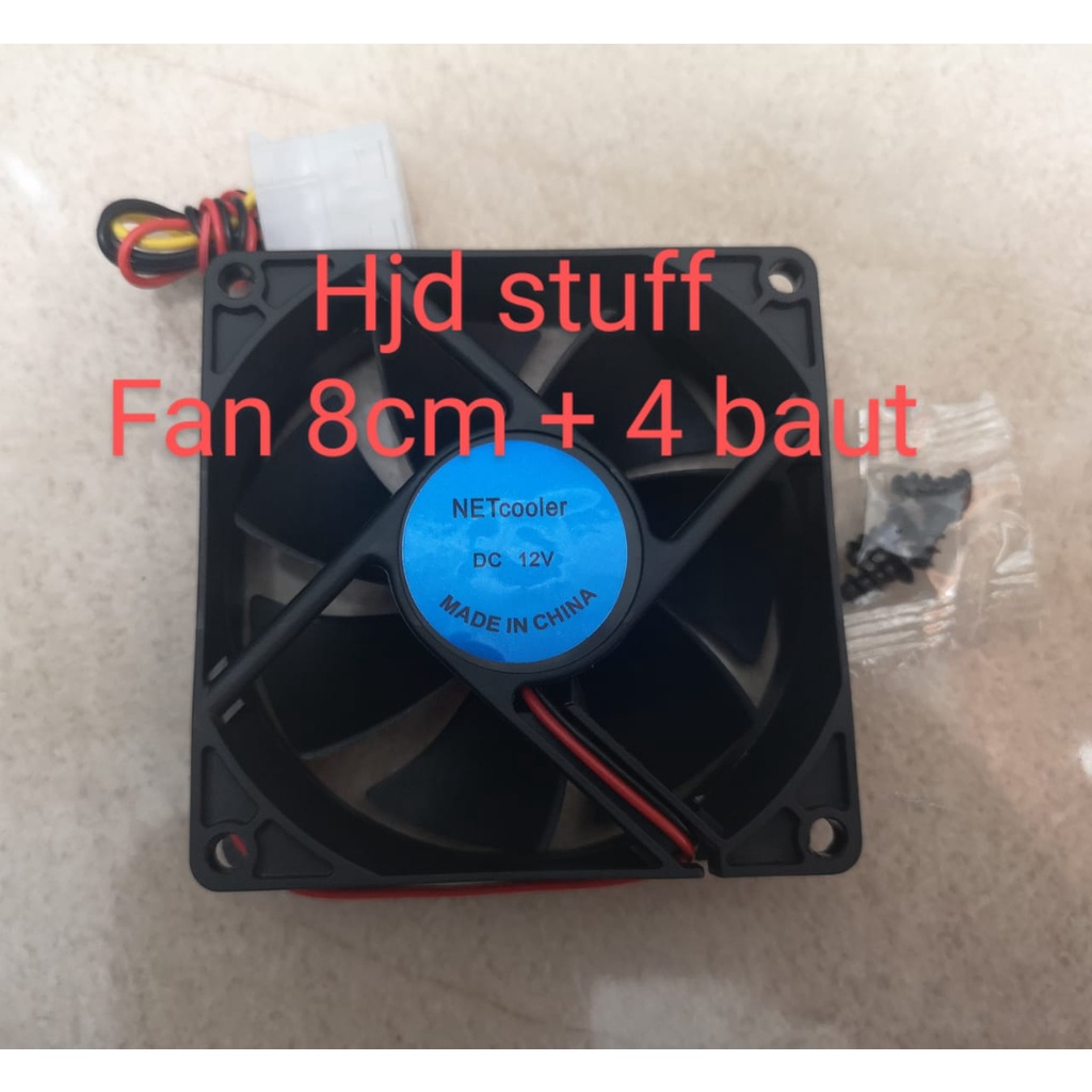 Jual Fan Casing Cm Hitam Fan Case Cm Kipas Cpu Net Cooler Baut