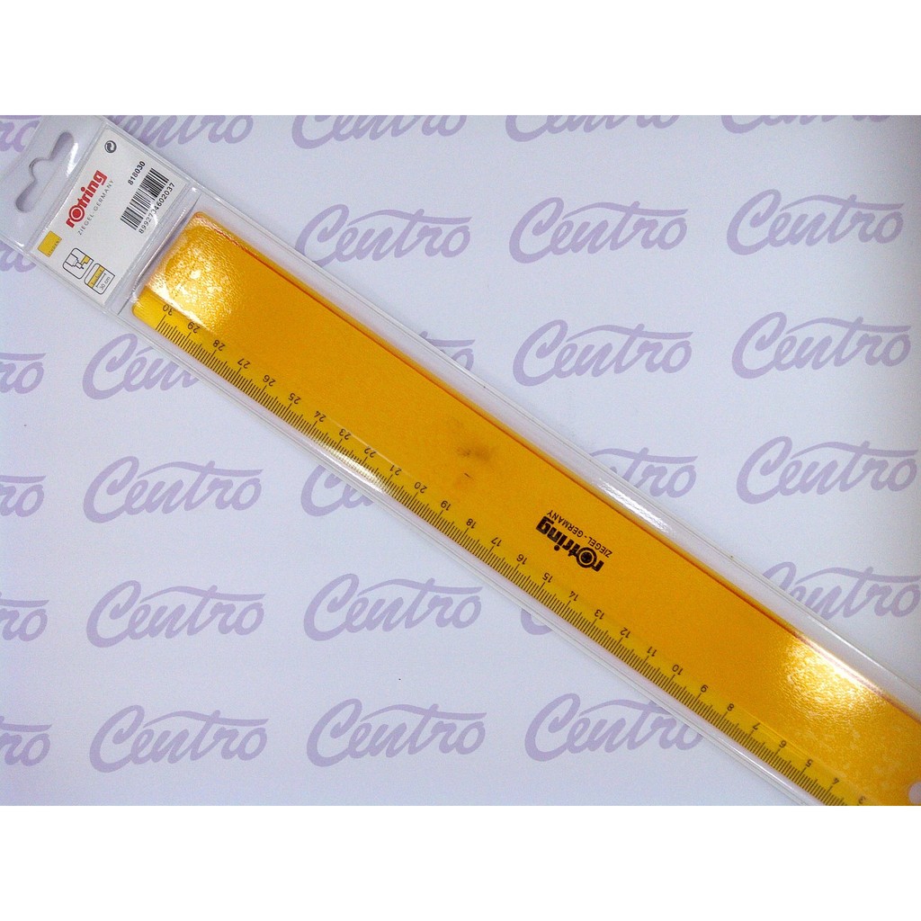 Jual ROTRING ZIEGEL RULER 30CM/PENGGARIS ROTRING 30CM | Shopee Indonesia