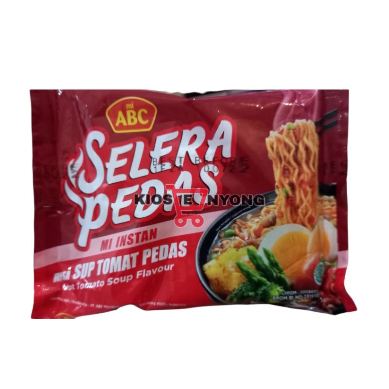 Jual Mie Abc Selera Pedas Rasa Sup Tomat Pedas Shopee Indonesia