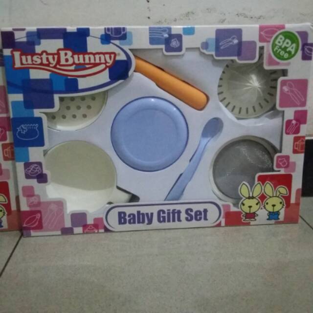 Lusty bunny store baby gift set