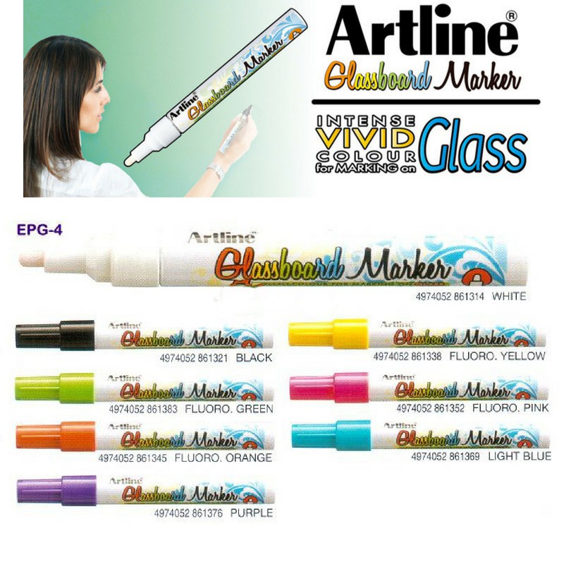 Jual Artline Glassboard Marker EPG4 Satuan Spidol Artline Glass