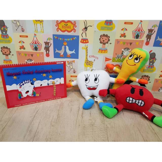 Jual FLIPCHART KESEHATAN GIGI DAN BONEKA EDUKASI PAKET ISI 3 Shopee Indonesia