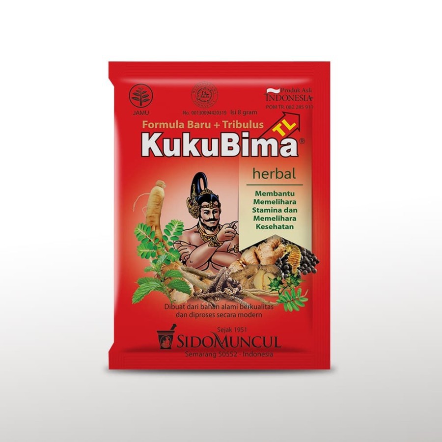 Jual Sidomuncul Jamu Kuku Bima Formula Baru Plus Tribulus Sachet Shopee Indonesia