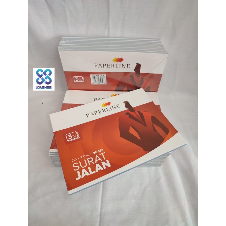 Jual Surat Jalan 3 Rangkap PAPERLINE B3 210x160 mm / BESAR 3PLY 25 Set ...