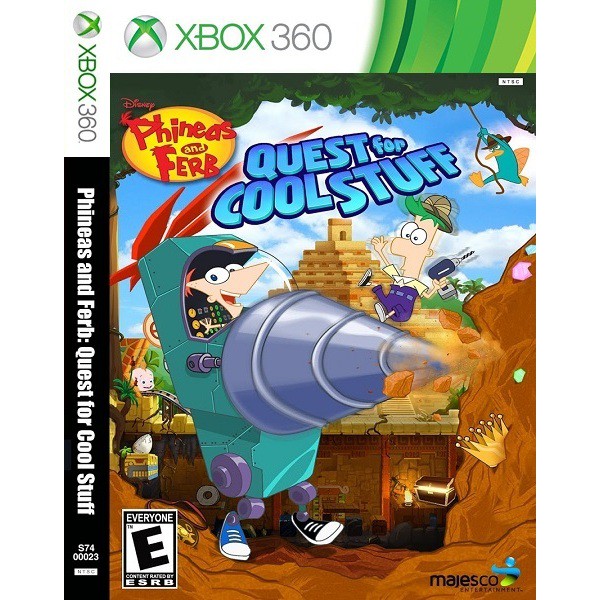 Jual Game Phineas and Ferb Quest For Cool Stuff XBOX 360 for Jtag/RGH (Game Data DVD Kaset