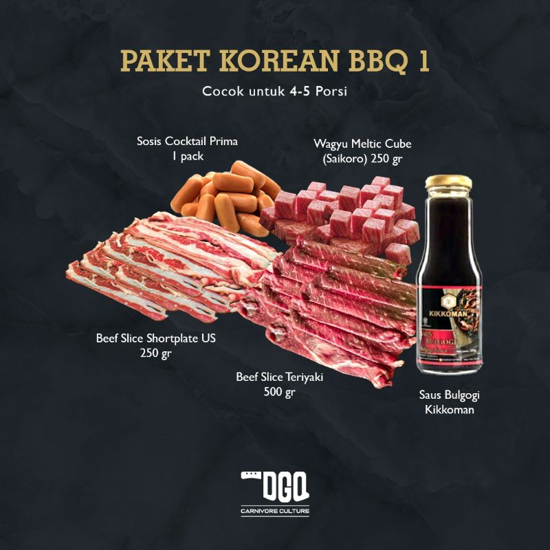 Jual Paket Korean BBQ 1 | Shopee Indonesia