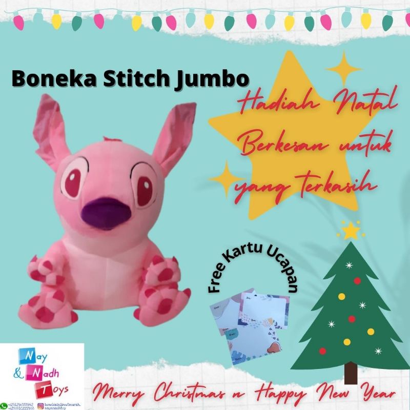 Jual Boneka Stitch Jumbo/ stich/stith/stit | Shopee Indonesia