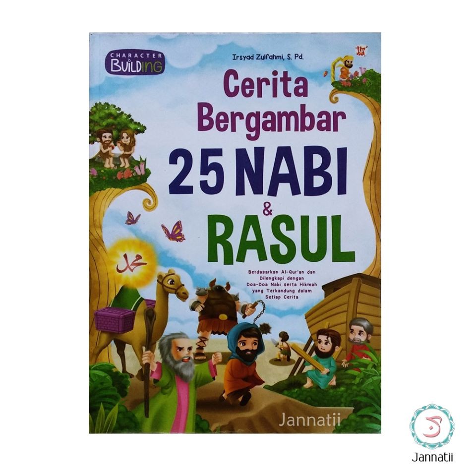 Jual Buku Cerita Anak Bergambar - 25 Nabi Dan Rasul Full Color | Shopee ...