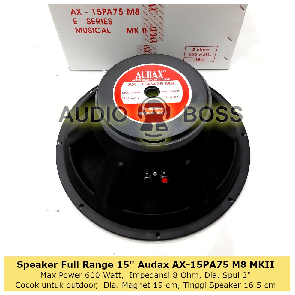 Speaker 15 clearance inch audax