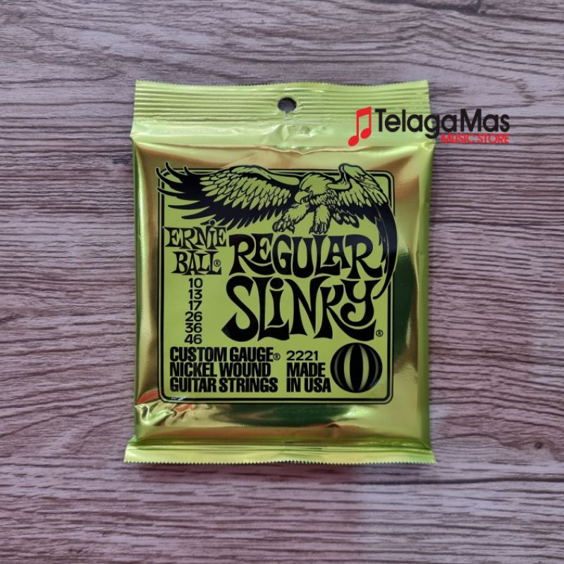 Jual Senar Gitar Elektrik Ernie Ball Reguler Slinky Original Shopee Indonesia