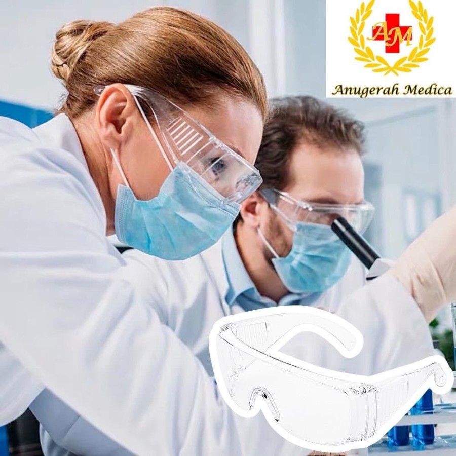 Jual Kacamata Safety / Kacamata Lab / Safety Goggle / Safety Google ...