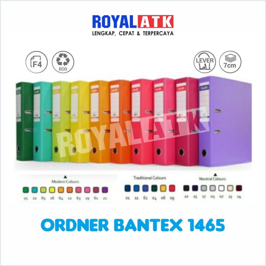 Jual Laf / Ordner Bantex 1465 F4 7cm / Lever Arch File Bantex Folio 7