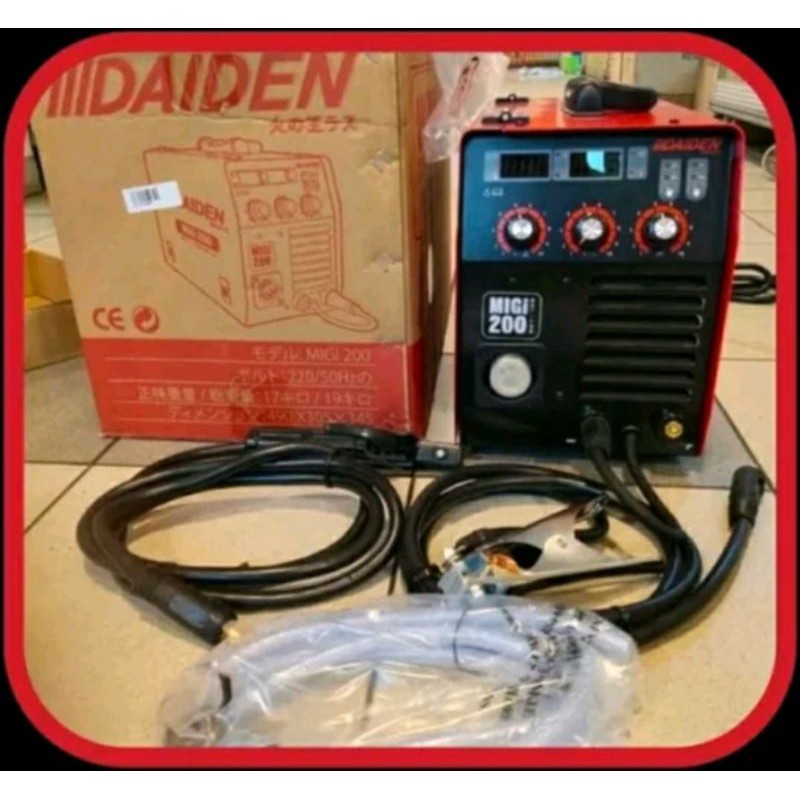 Jual Mesin Las Daiden Migi Mesin Las Co Daiden Mig Inverter Daiden Shopee Indonesia