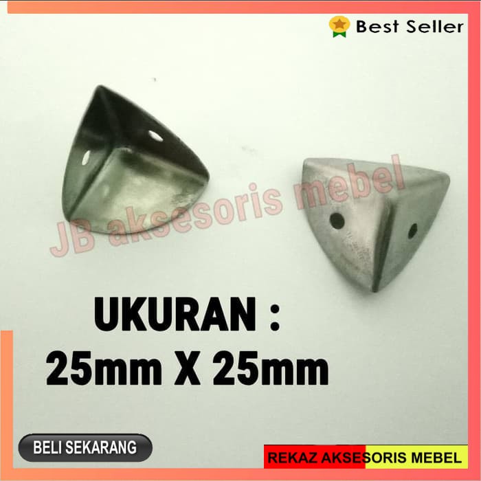 Jual Klem Siku Besi Sudut Meja X Mm Plat Pelindung Pojok Ujung