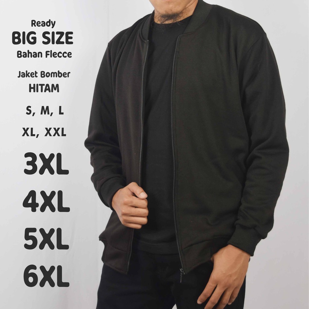 Jaket Bomber Pria Jumbo BIg Size S M L XL XXL 3XL 4XL 5XL 6XL
