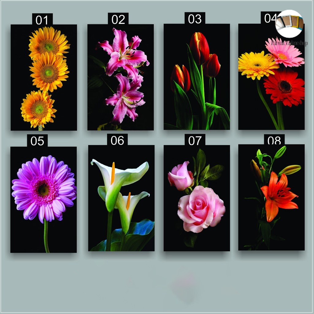 Jual Hiasan dinding wall decor dekorasi bunga hitam hiasan gantung ...